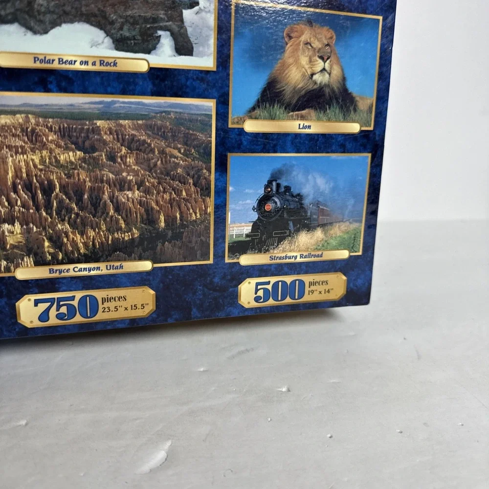 Set of 10 Deluxe‎ Jigsaw Puzzles Nature Themed 6750 Pcs 2x1000 3x750 5x500